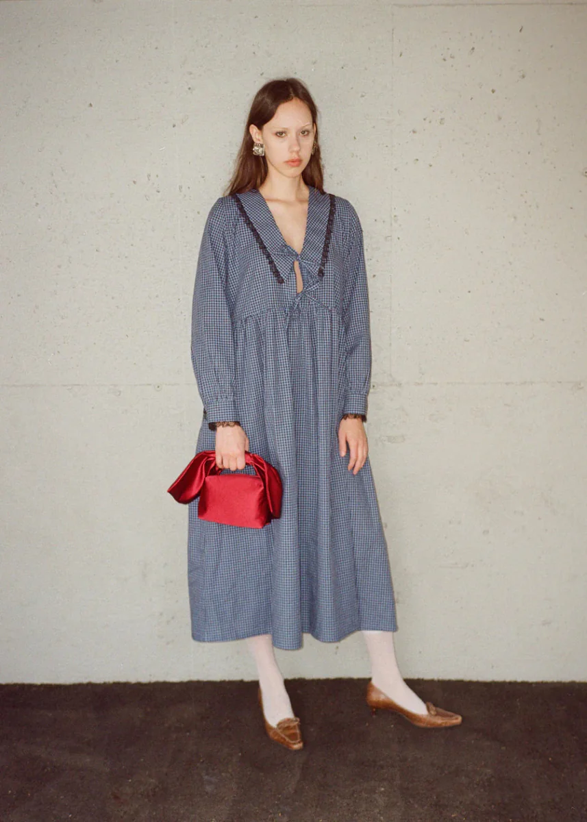 A Bronze Age Woolf Dress (Lou Gingham) - Image 3