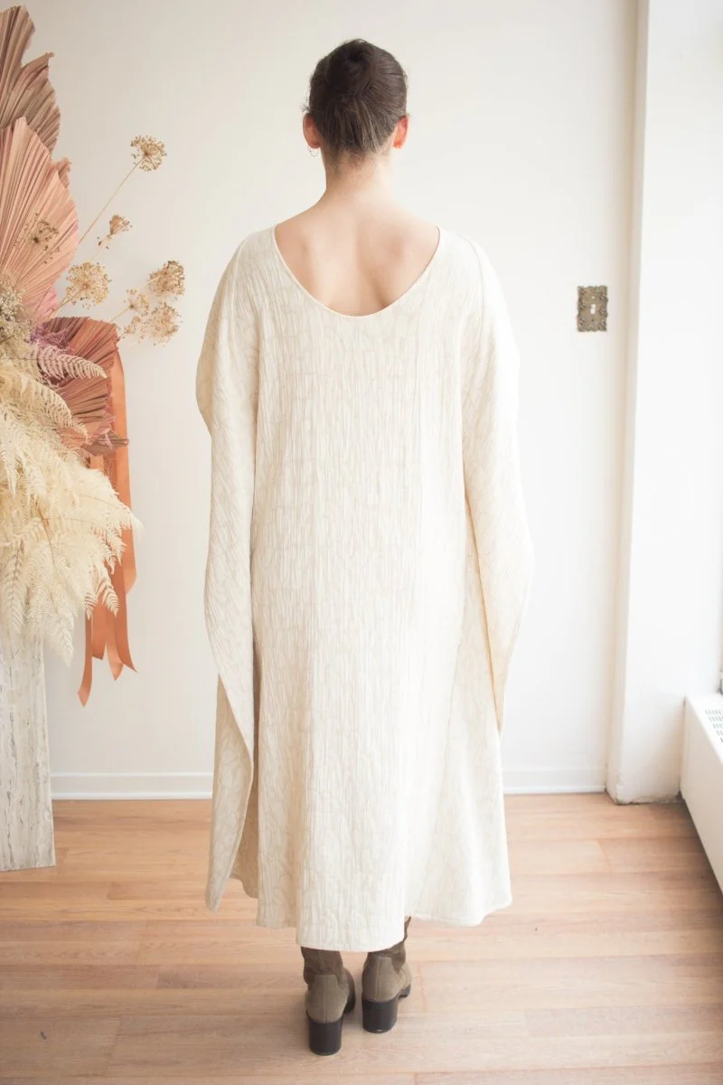Anushka Diana Jacquard Caftan (Oatmeal) - Image 3