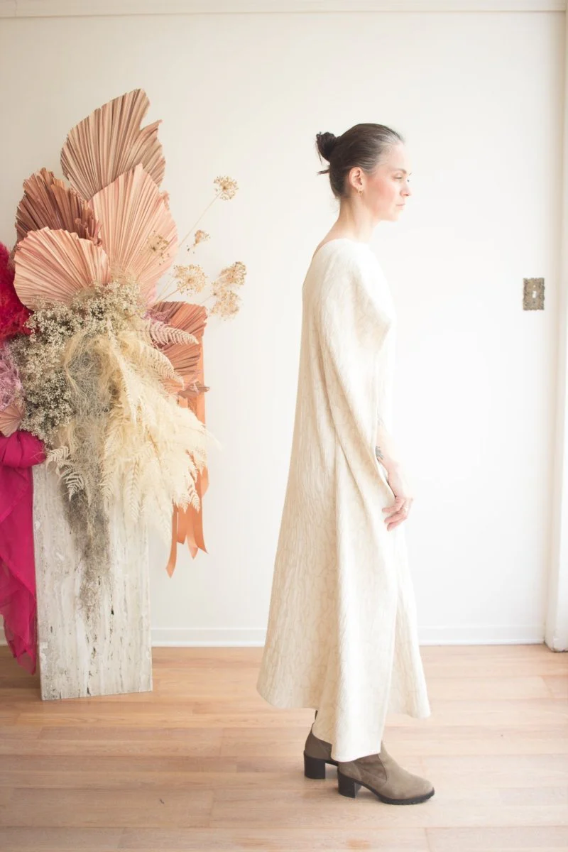 Anushka Diana Jacquard Caftan (Oatmeal) - Image 5