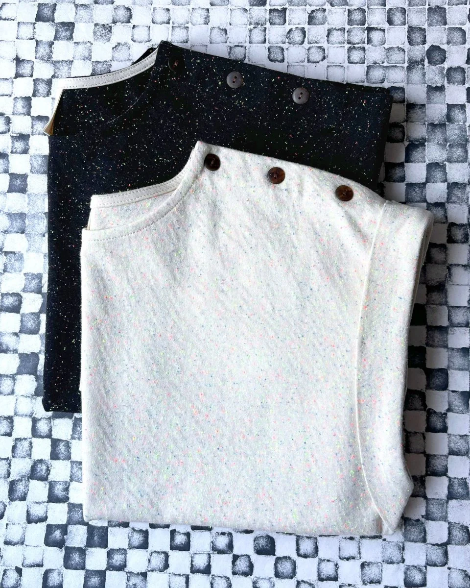 Atelier B Cap Sleeve Top (Cream Primary Confetti) - Image 8