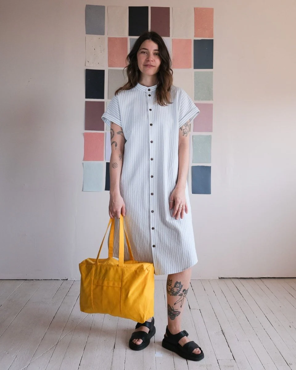 Atelier B Shirt Dress (Striped)