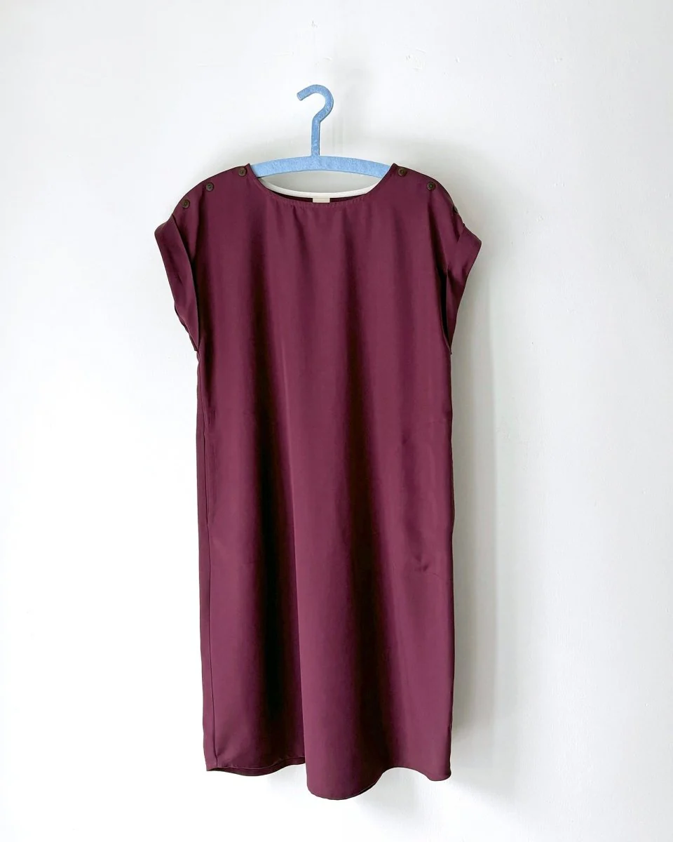 Atelier B Straight-Cut Dress (Grape) - Image 4