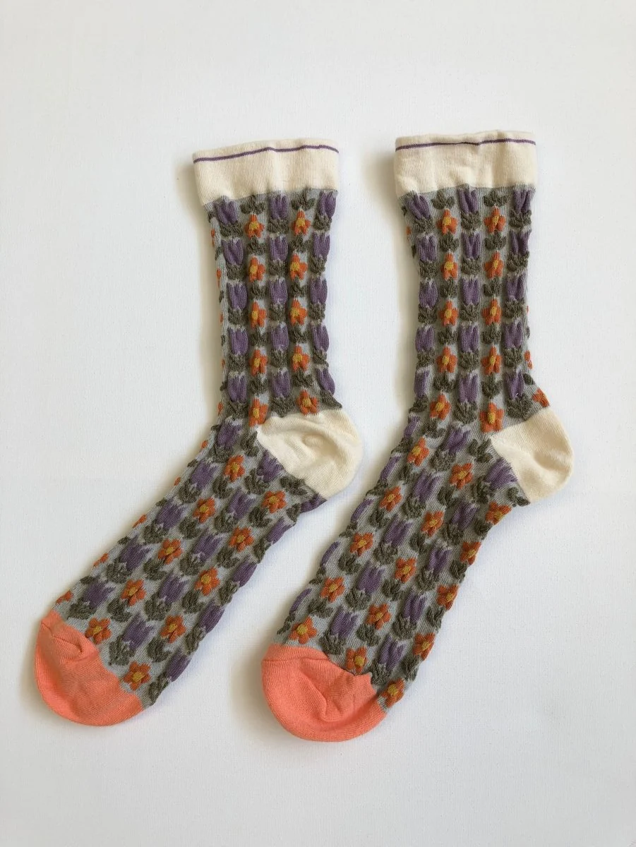 Billy Bamboo Tulip Garden Socks (Many Colours) - Image 4