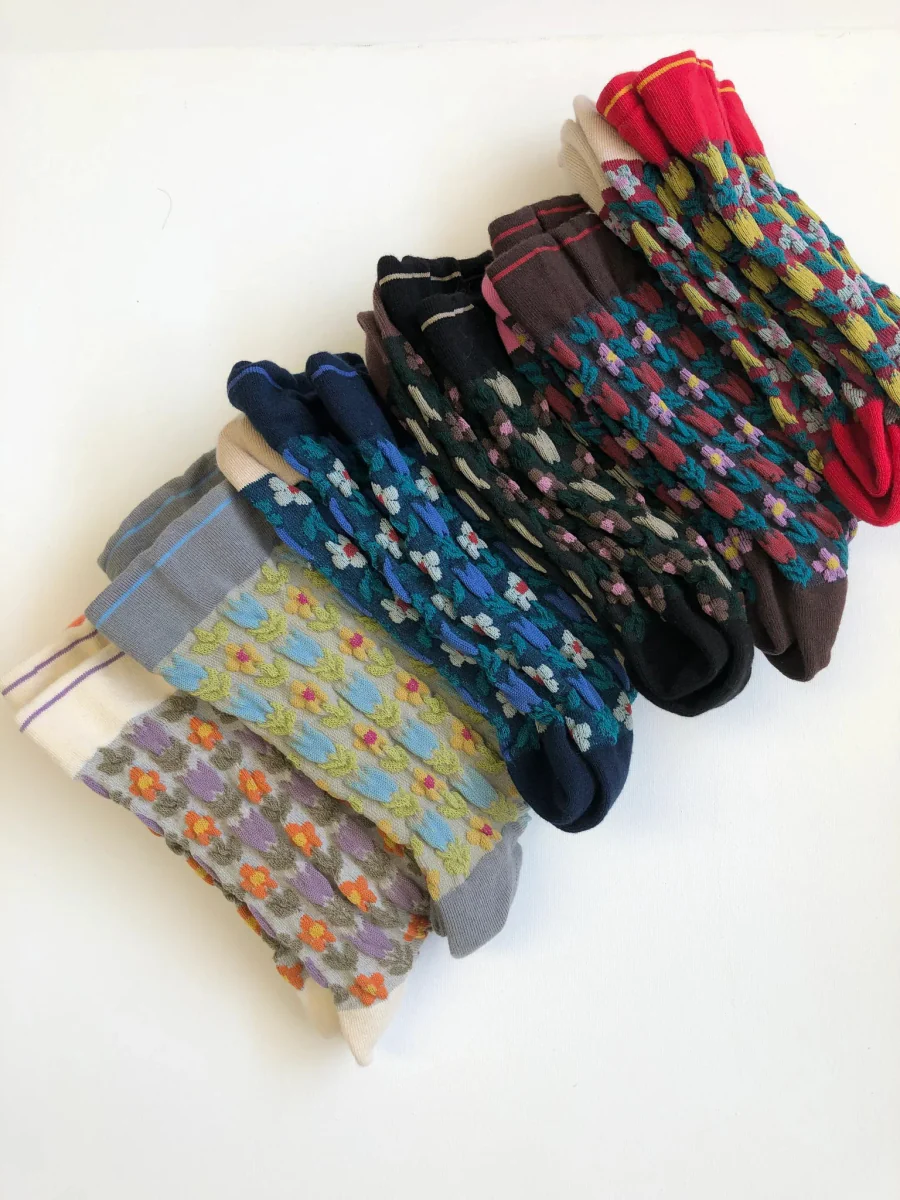 Billy Bamboo Tulip Garden Socks (Many Colours) - Image 5