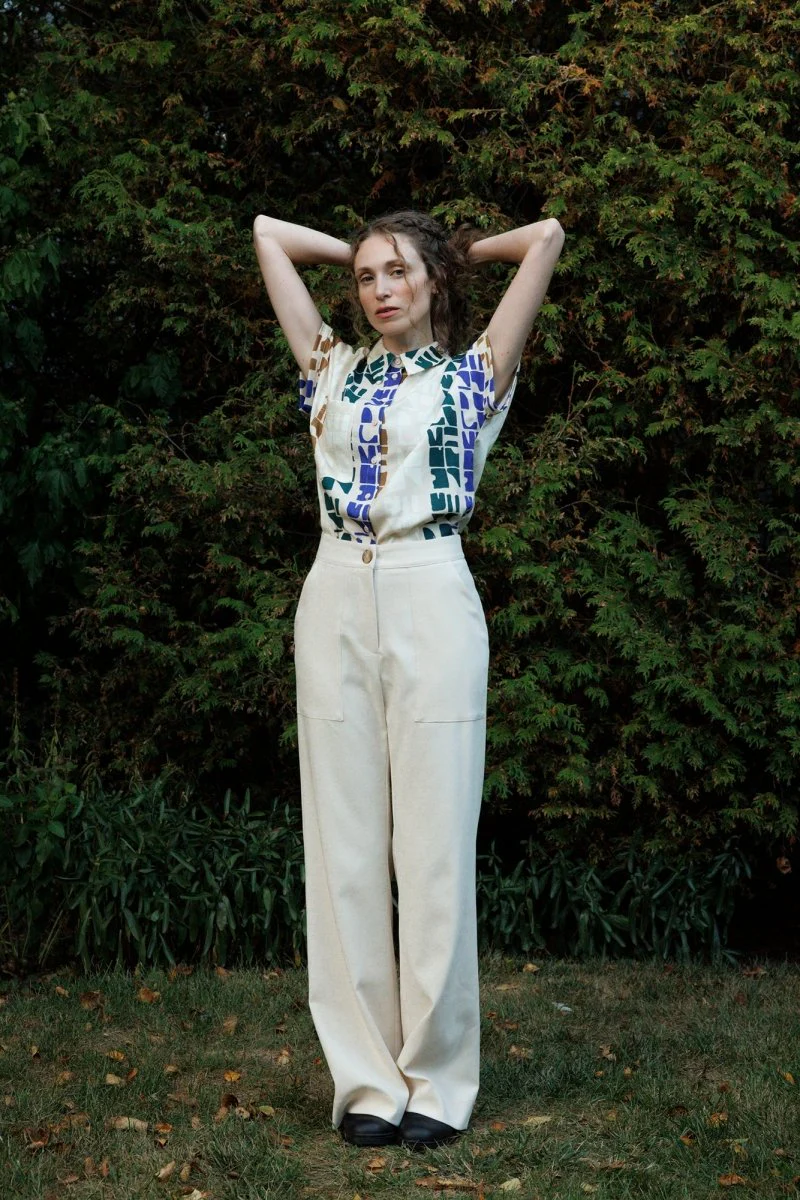 Eve Gravel Jahana Top - Pink or Blue Totem (Online Exclusive) - Image 12