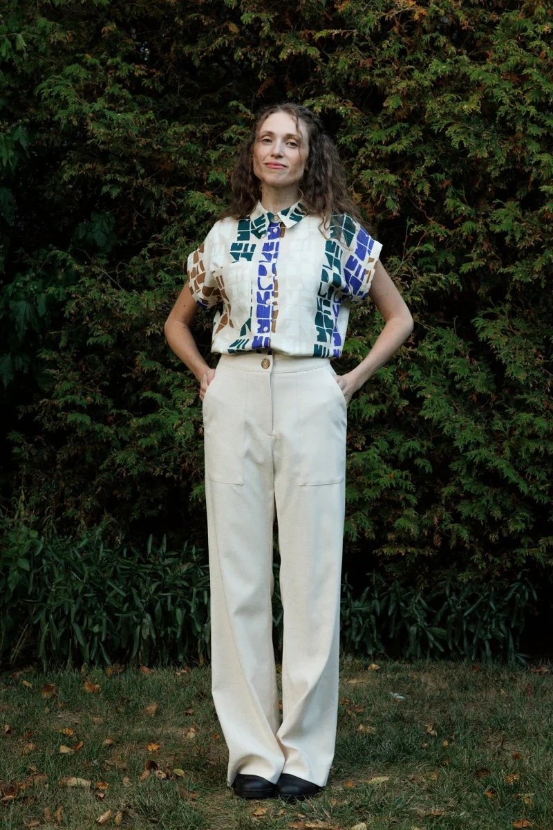 Eve Gravel Jahana Top - Pink or Blue Totem (Online Exclusive) - Image 10