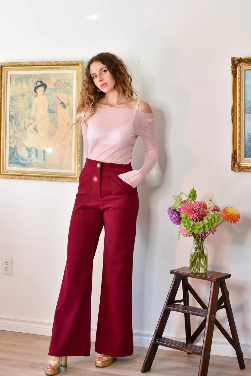 Birds of North America Bloodfool Pants (Mulberry)