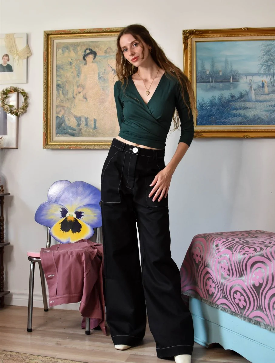 Birds of North America Bonxie Pants - Black (Online Exclusive) - Image 3