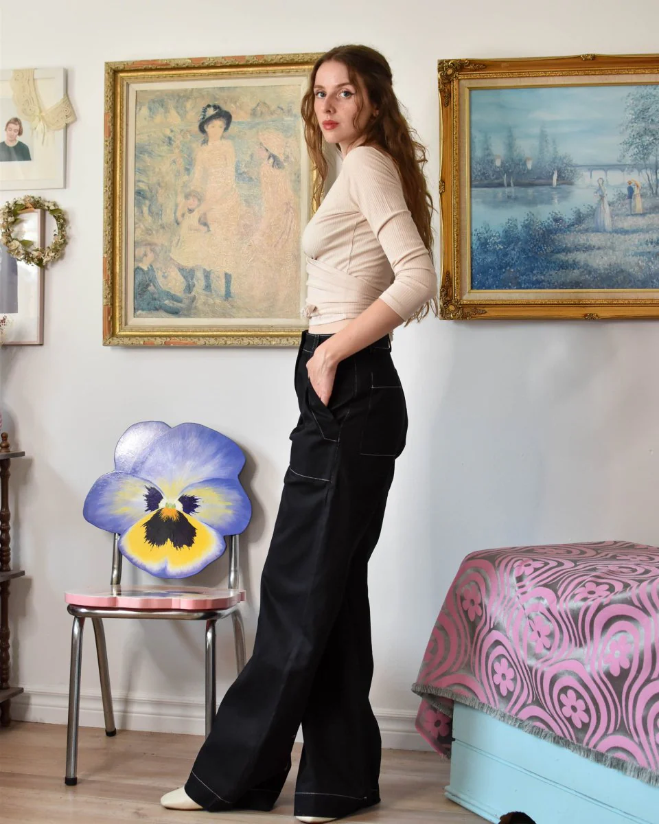 Birds of North America Bonxie Pants - Black (Online Exclusive) - Image 4