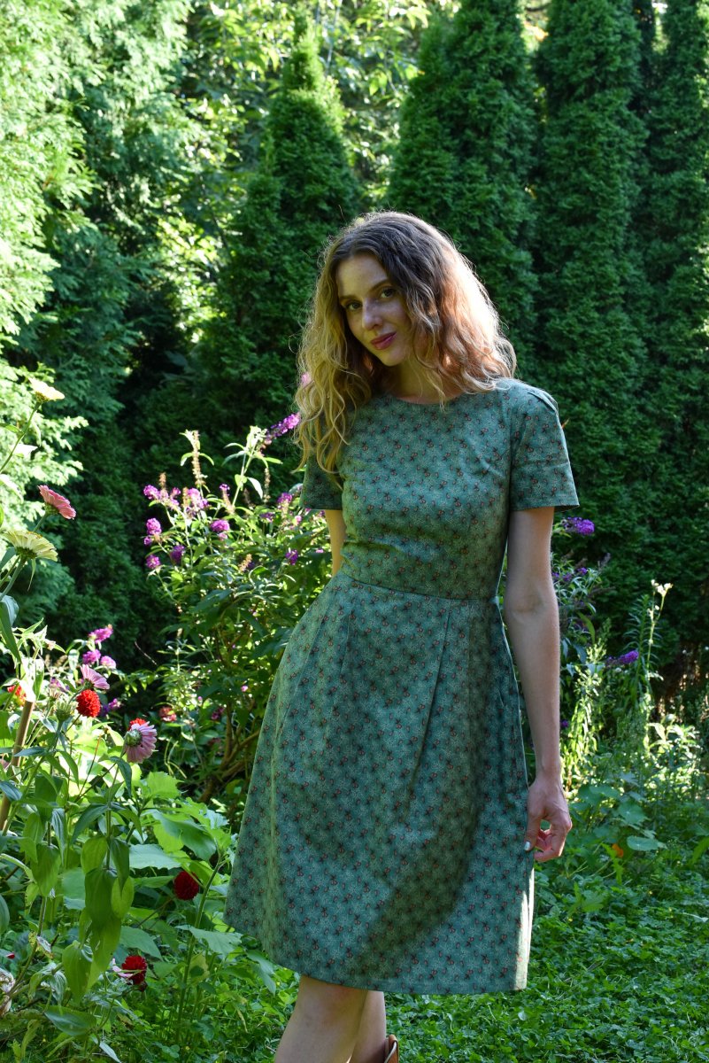 Birds of North America Buttonquail Dress - Pears of Wrath (Online Exclusive) - Image 2