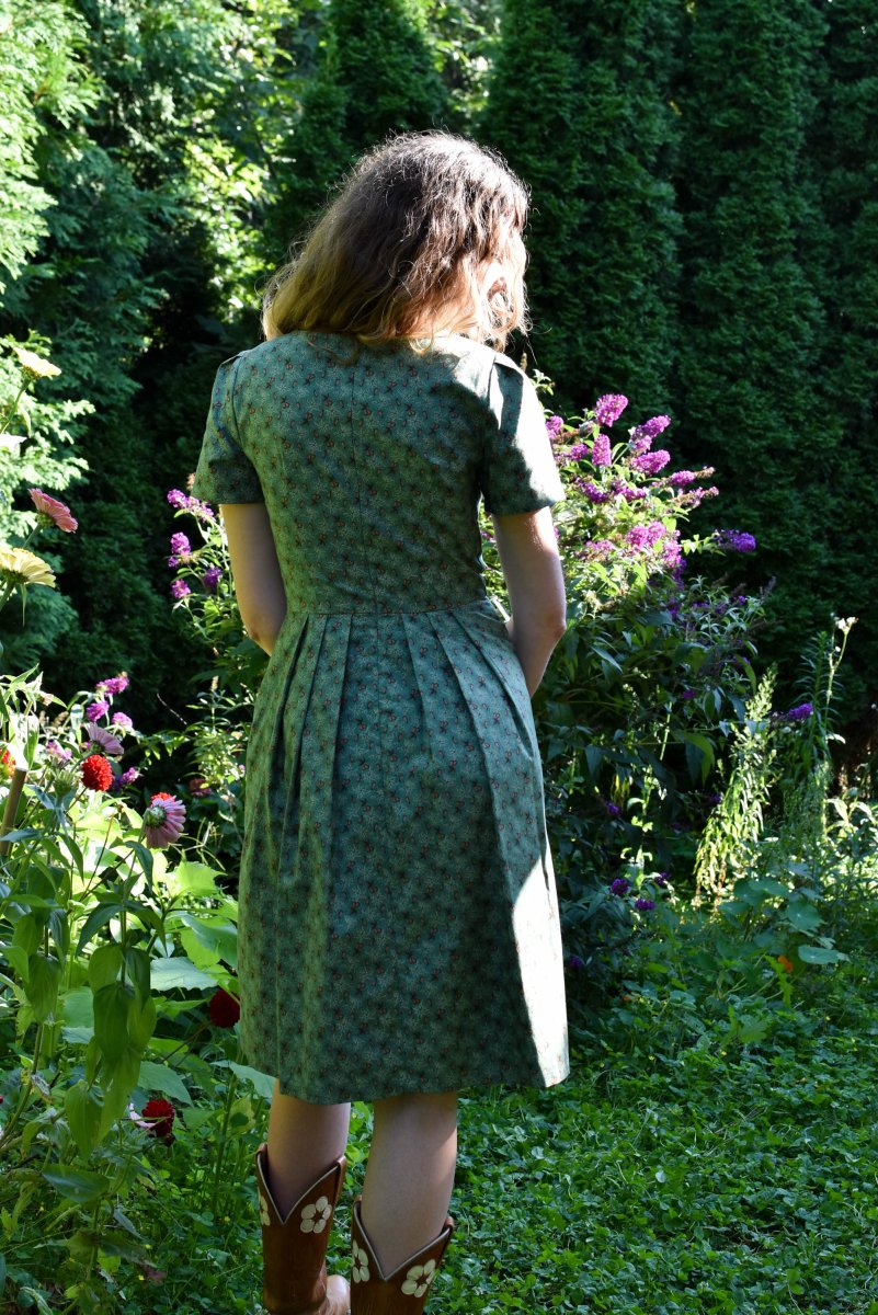 Birds of North America Buttonquail Dress - Pears of Wrath (Online Exclusive) - Image 6