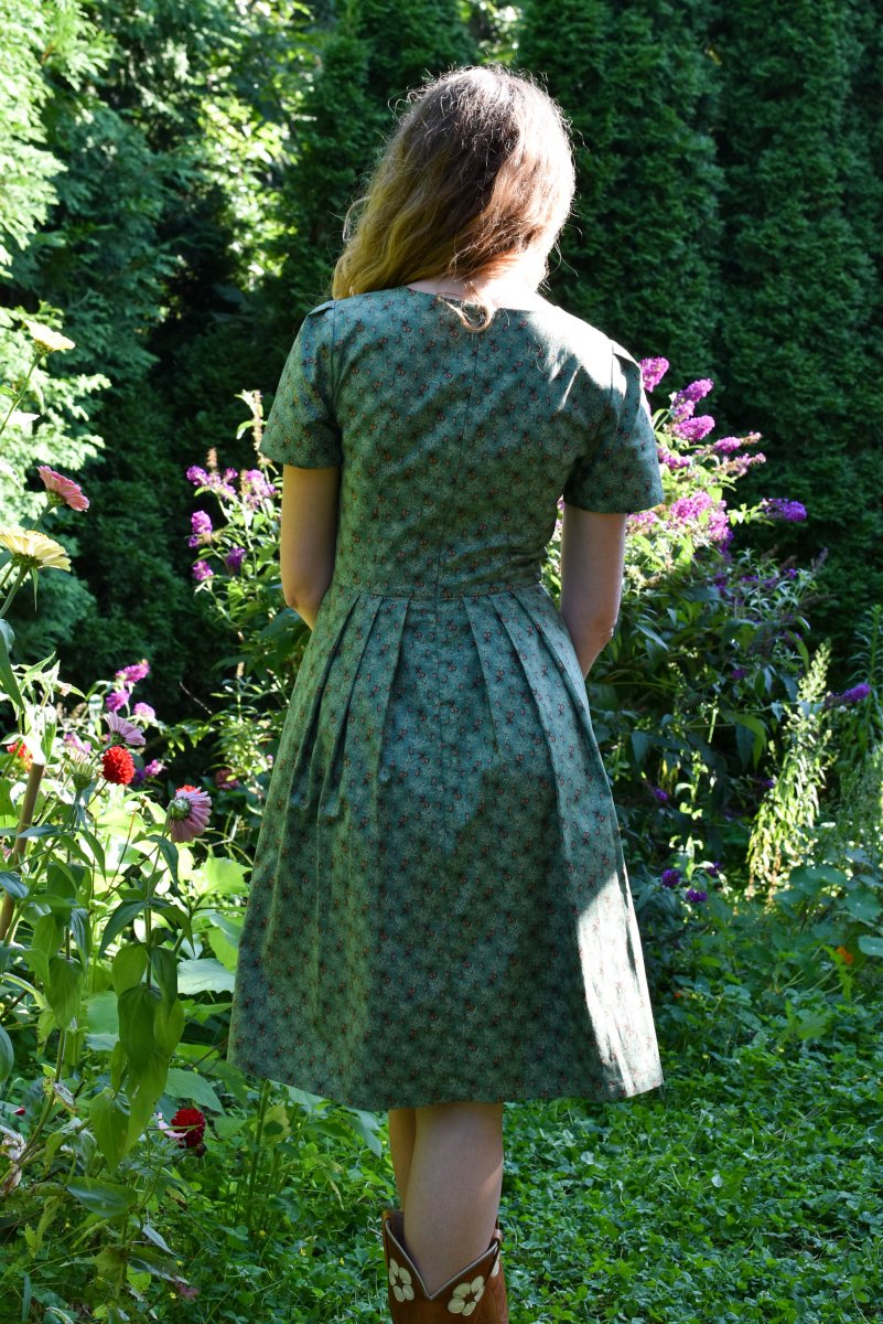 Birds of North America Buttonquail Dress - Pears of Wrath (Online Exclusive) - Image 8