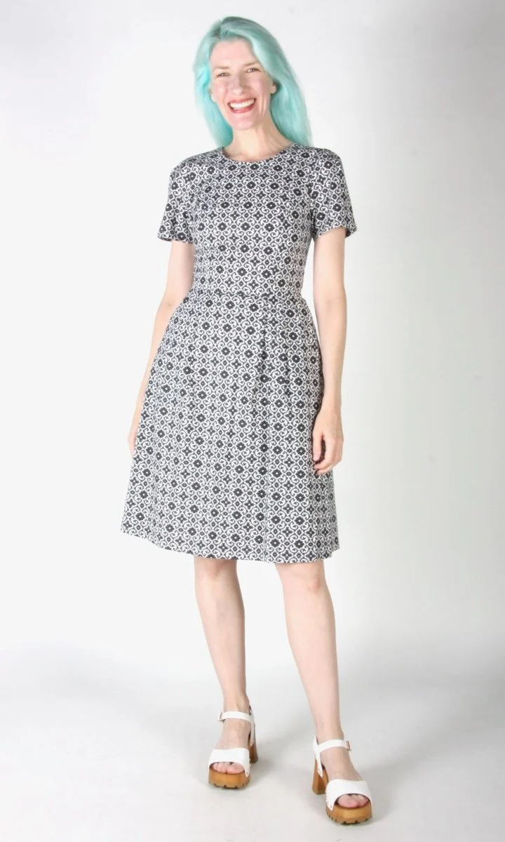 Birds of North America Buttonquail Dress - Quatrefoil (Online Exclusive) - Image 10