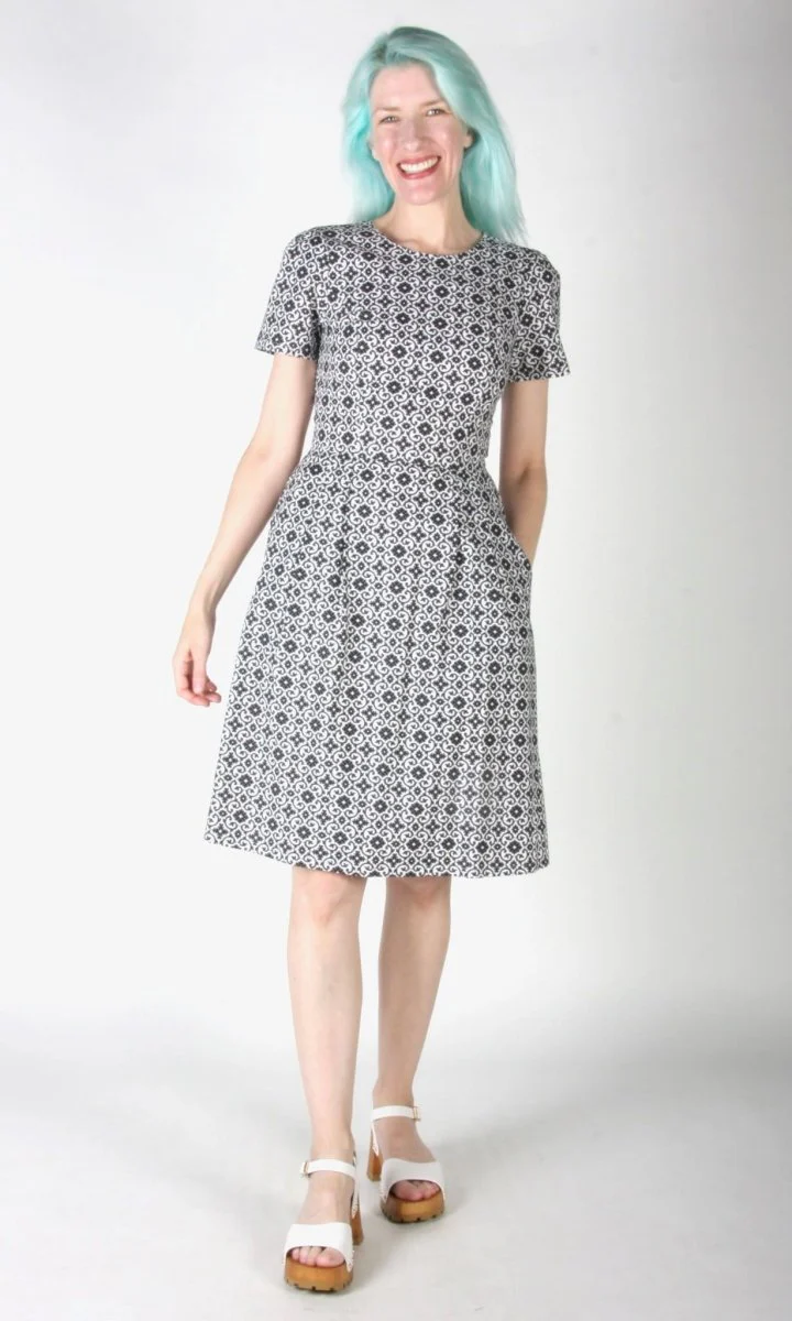 Birds of North America Buttonquail Dress - Quatrefoil (Online Exclusive) - Image 11