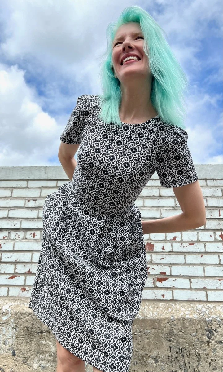Birds of North America Buttonquail Dress - Quatrefoil (Online Exclusive) - Image 5