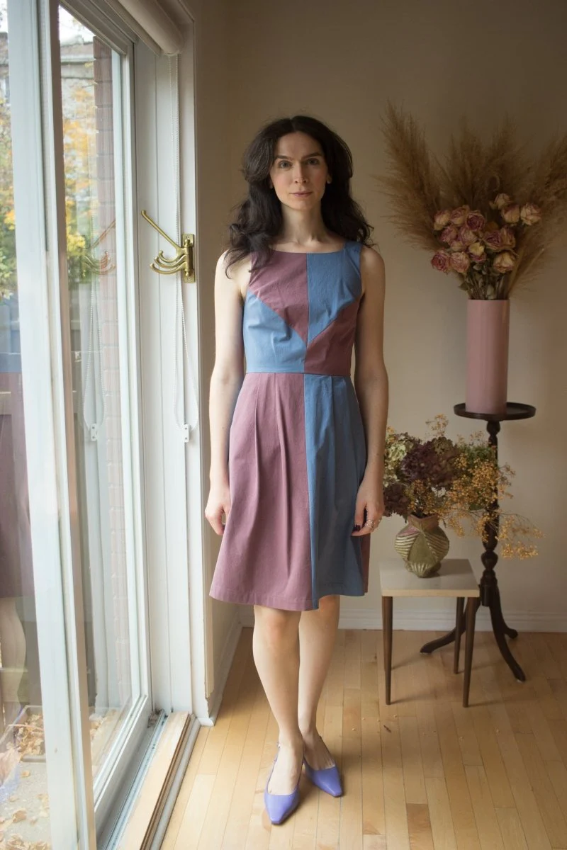 Birds of North America Bronzewing Dress - Shoreline (Online Exclusive)