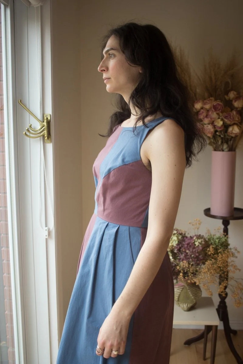 Birds of North America Bronzewing Dress - Shoreline (Online Exclusive) - Image 3