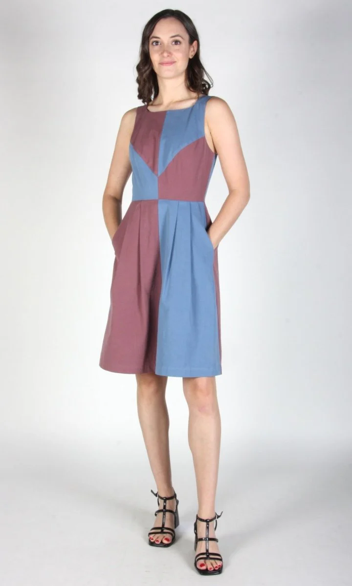 Birds of North America Bronzewing Dress - Shoreline (Online Exclusive) - Image 5
