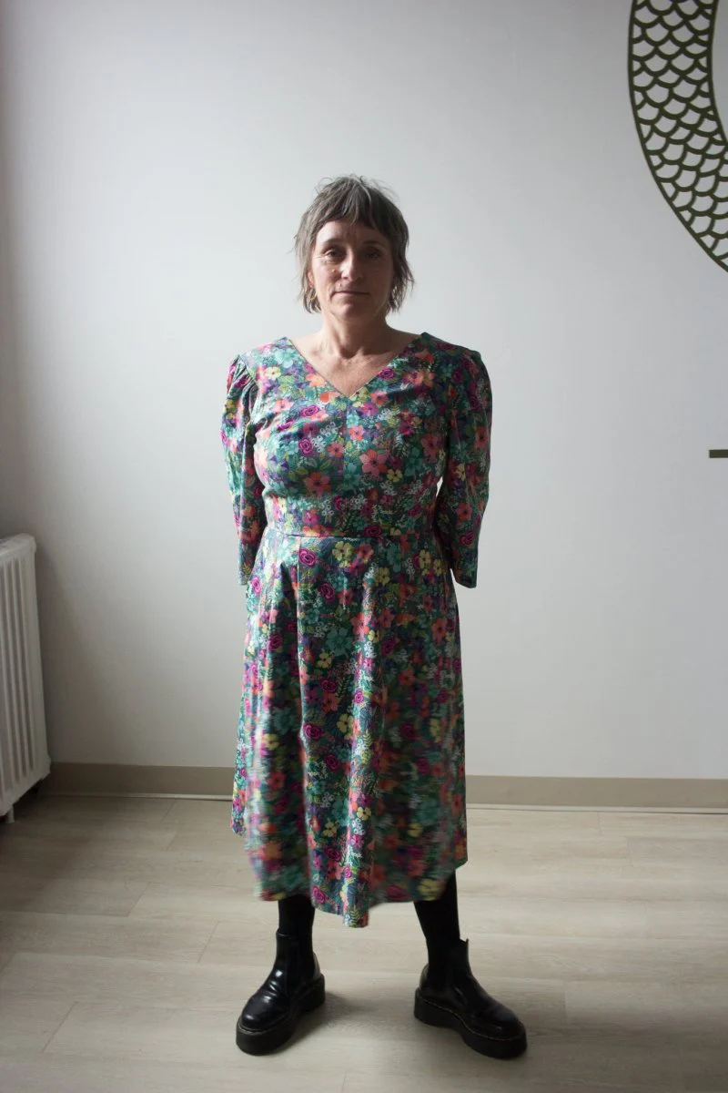 Birds of North America Chestnut Bunting Dress - Flowerfall (Online Exclusive) - Image 2