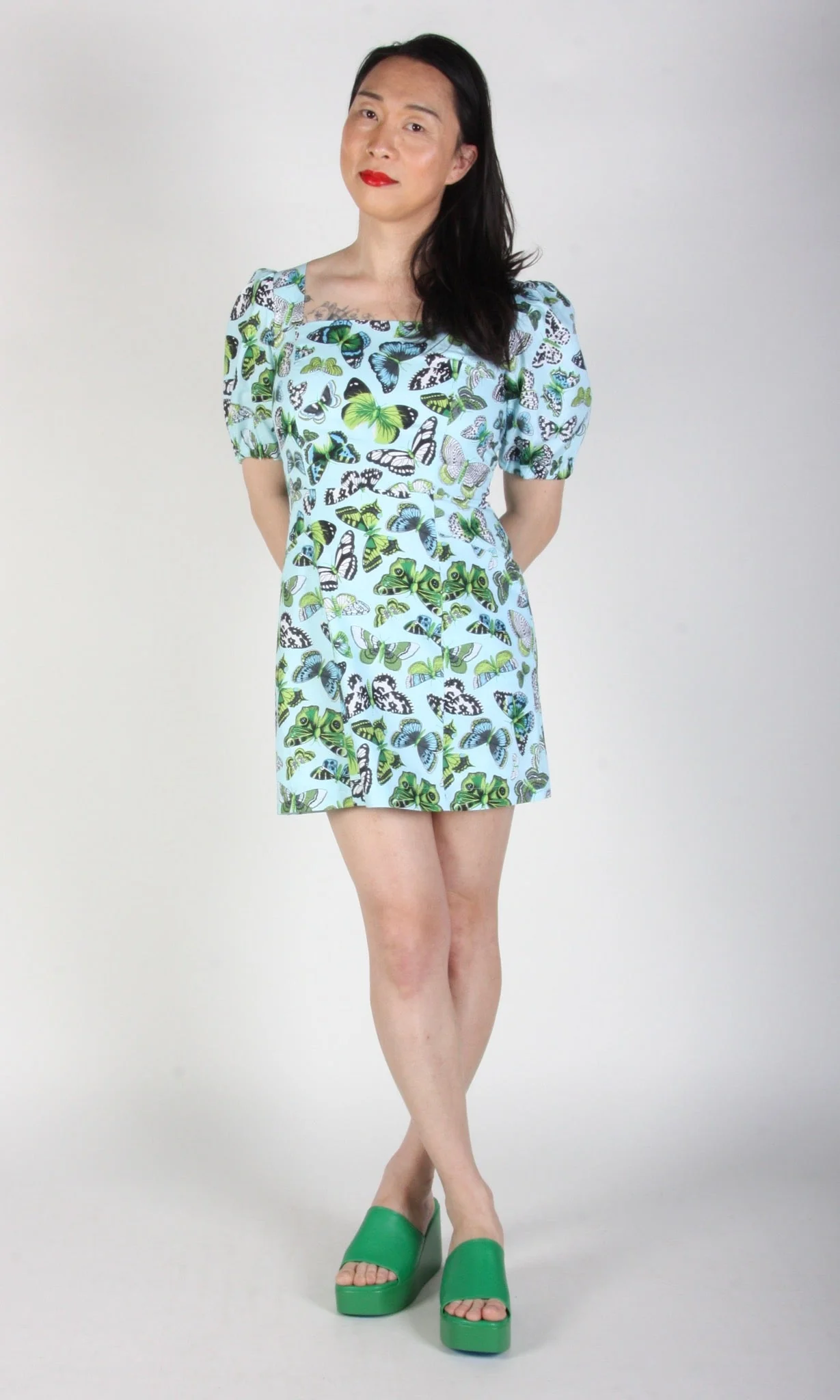 Birds of North America Chickadee Dress - Butterflies (Online Exclusive) - Image 8