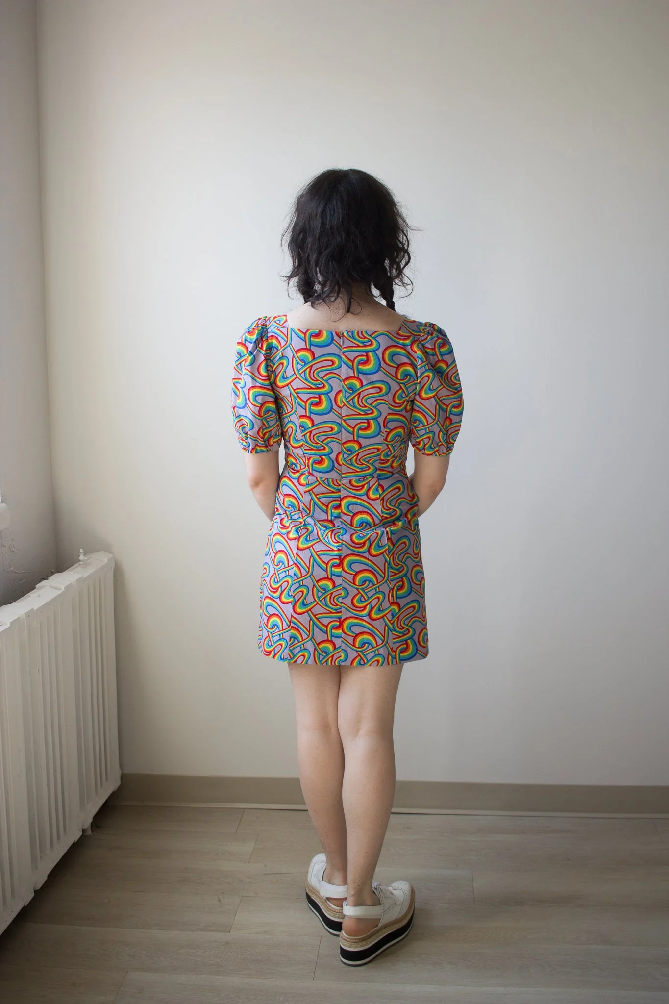 Birds of North America Chickadee Dress - Rainbow Tangle (Online Exclusive) - Image 5