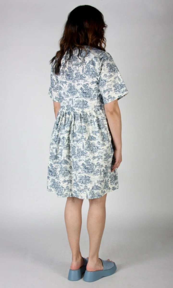Birds of North America Citril Finch - Navy Village Toile (Online Exclusive) - Image 10