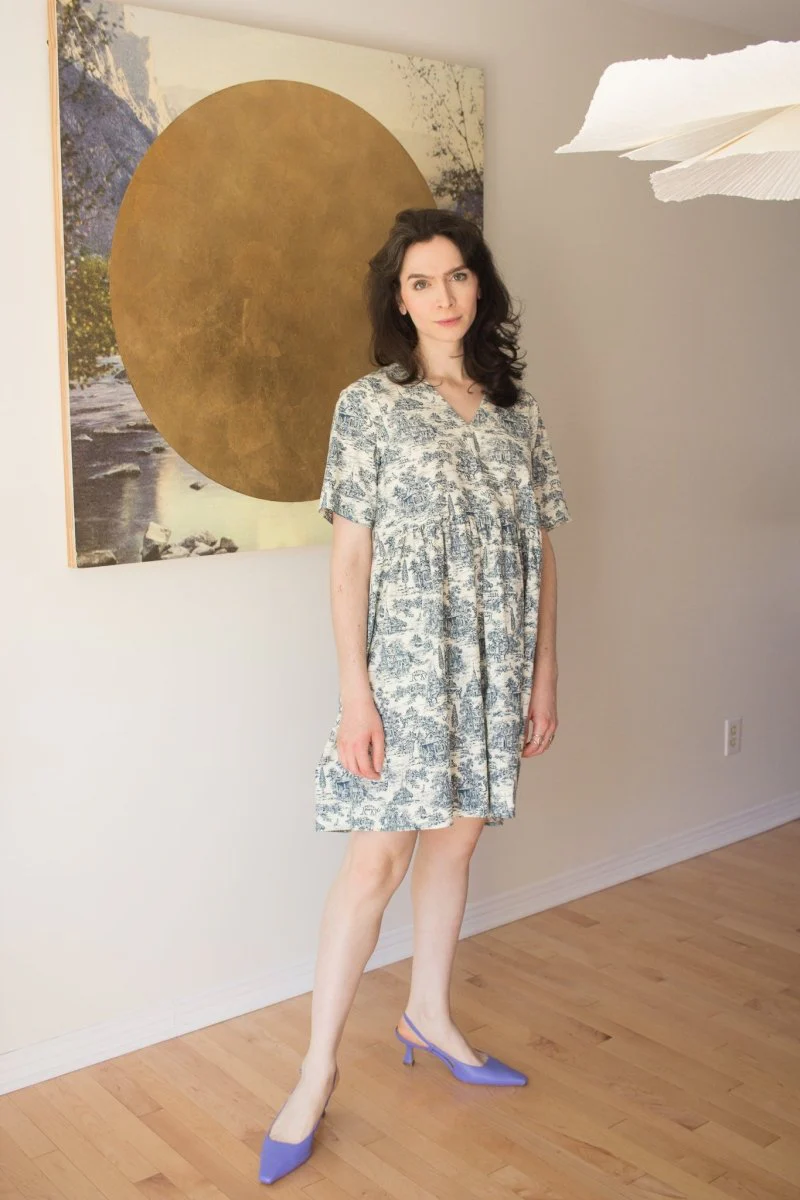 Birds of North America Citril Finch - Navy Village Toile (Online Exclusive) - Image 3