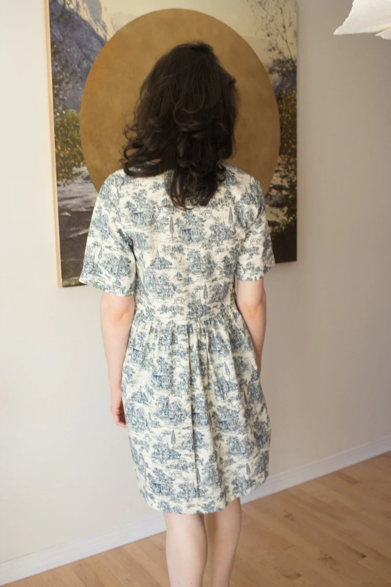 Birds of North America Citril Finch - Navy Village Toile (Online Exclusive) - Image 6