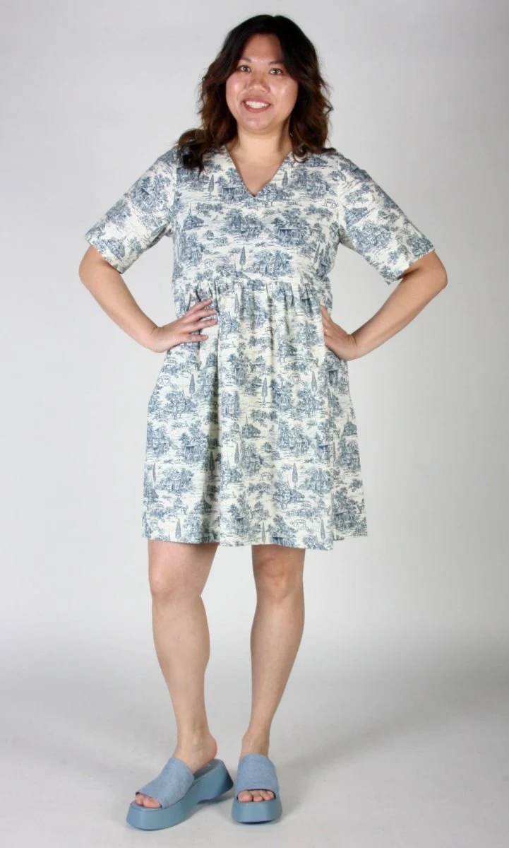 Birds of North America Citril Finch - Navy Village Toile (Online Exclusive) - Image 7