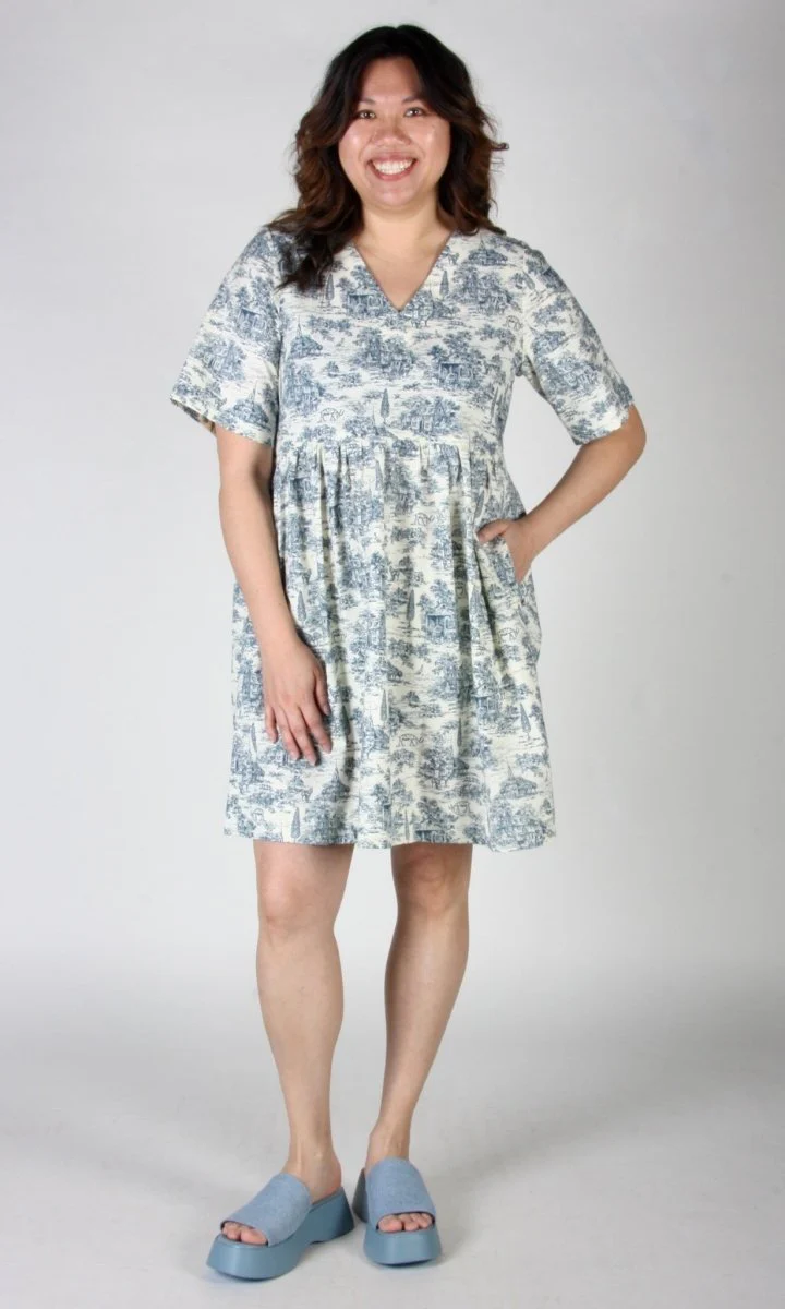 Birds of North America Citril Finch - Navy Village Toile (Online Exclusive) - Image 8