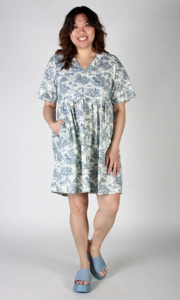 Birds of North America Citril Finch - Navy Village Toile (Online Exclusive) - Image 9