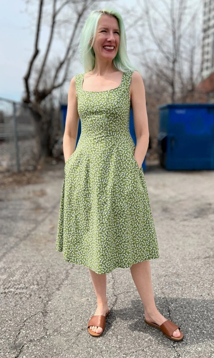 Birds of North America Columba Dress (Greenies) - Image 10