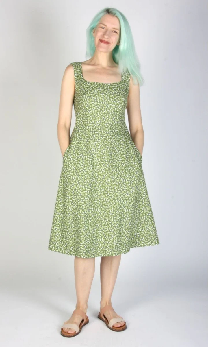 Birds of North America Columba Dress (Greenies) - Image 16