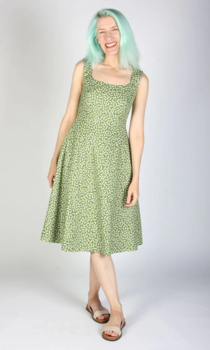 Birds of North America Columba Dress (Greenies) - Image 18
