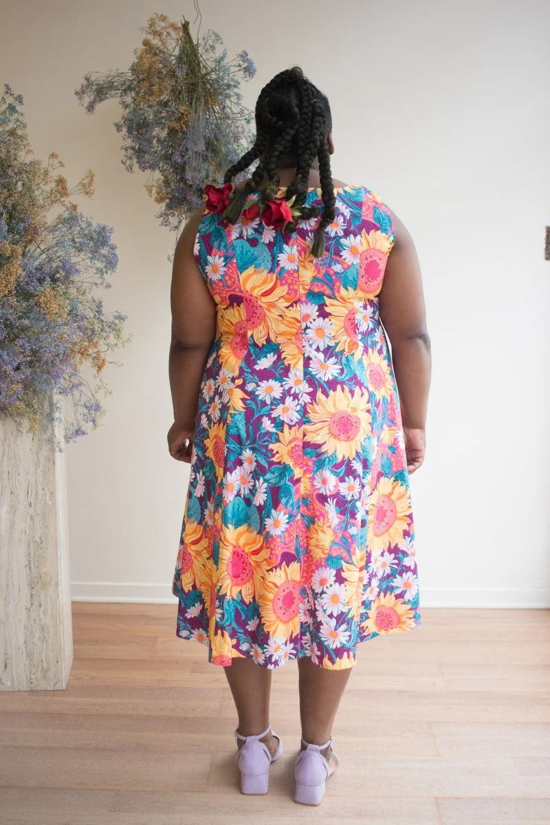 Birds of North America Columba Dress (Sunflower Kingdom) - Image 5