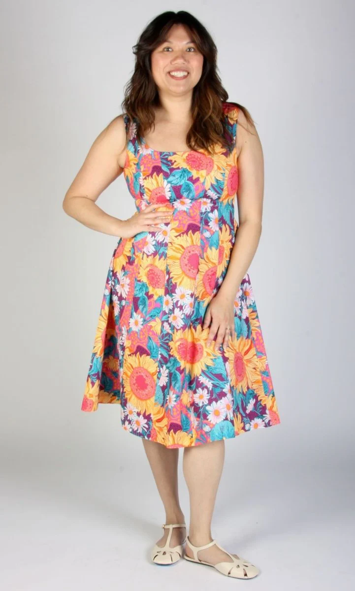Birds of North America Columba Dress (Sunflower Kingdom) - Image 6