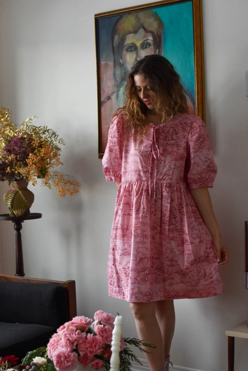 Birds of North America Corvid Dress (Morning Pastoral) - Image 3