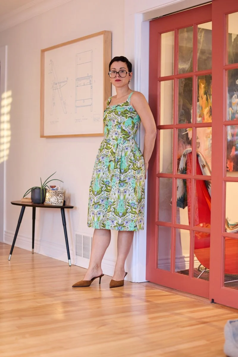 Birds of North America Courlis Dress (Bunny Rush) - Image 2