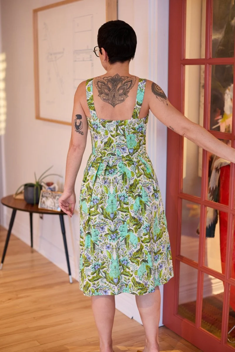 Birds of North America Courlis Dress (Bunny Rush) - Image 5