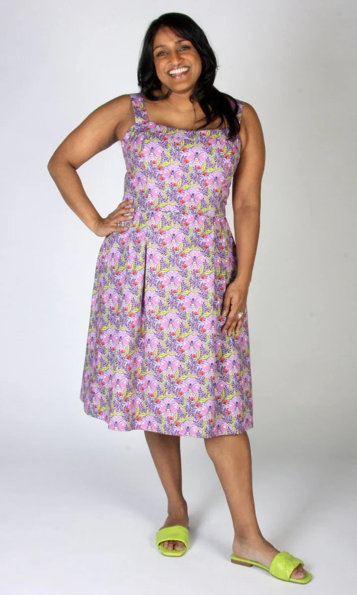 Birds of North America Courlis Dress (Love Bugs) - Image 9