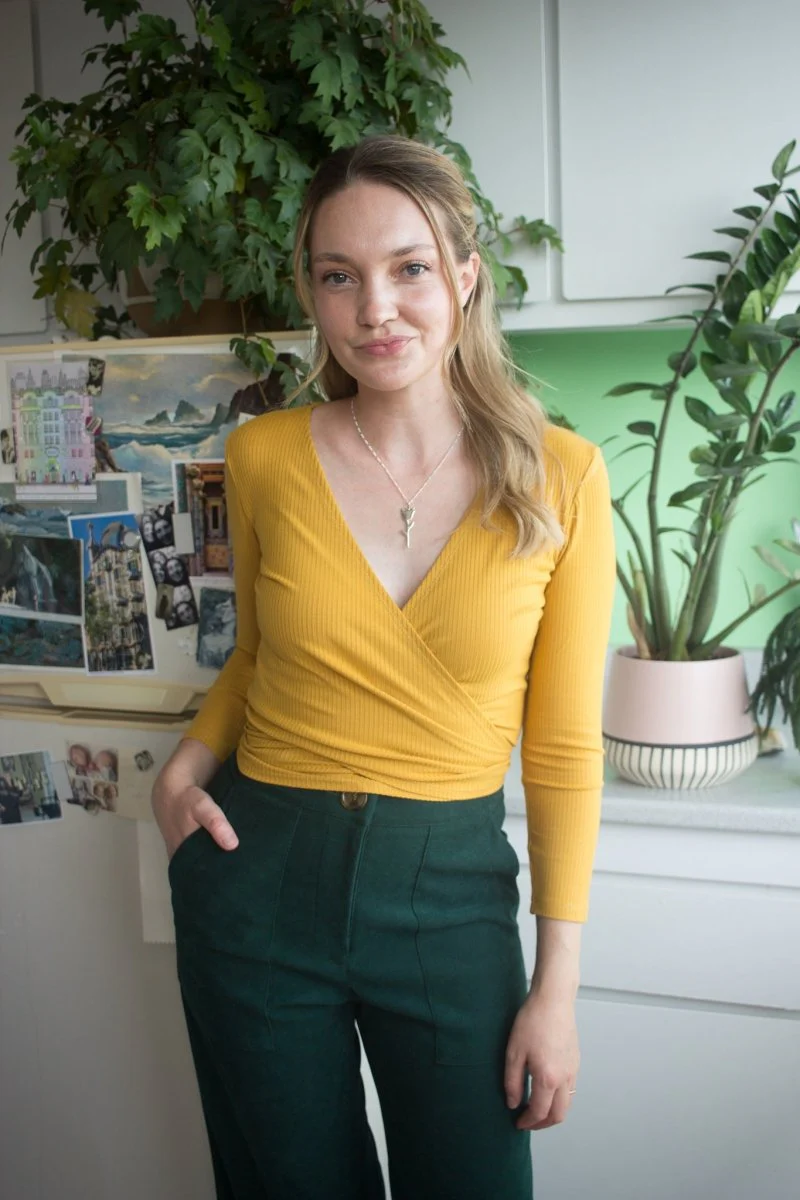 Birds of North America Crescentchest Top - Ochre (Online Exclusive)