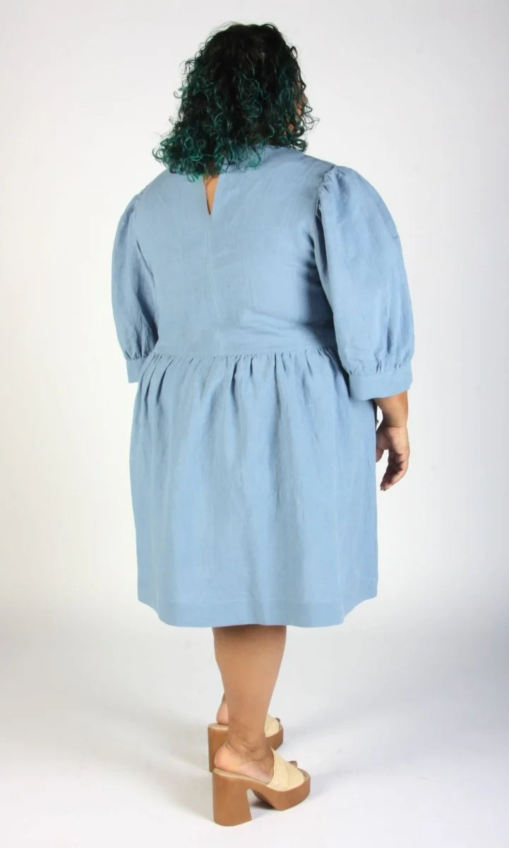 Birds of North America Devil Downhead Dress (Eclipse Blue) - Image 9