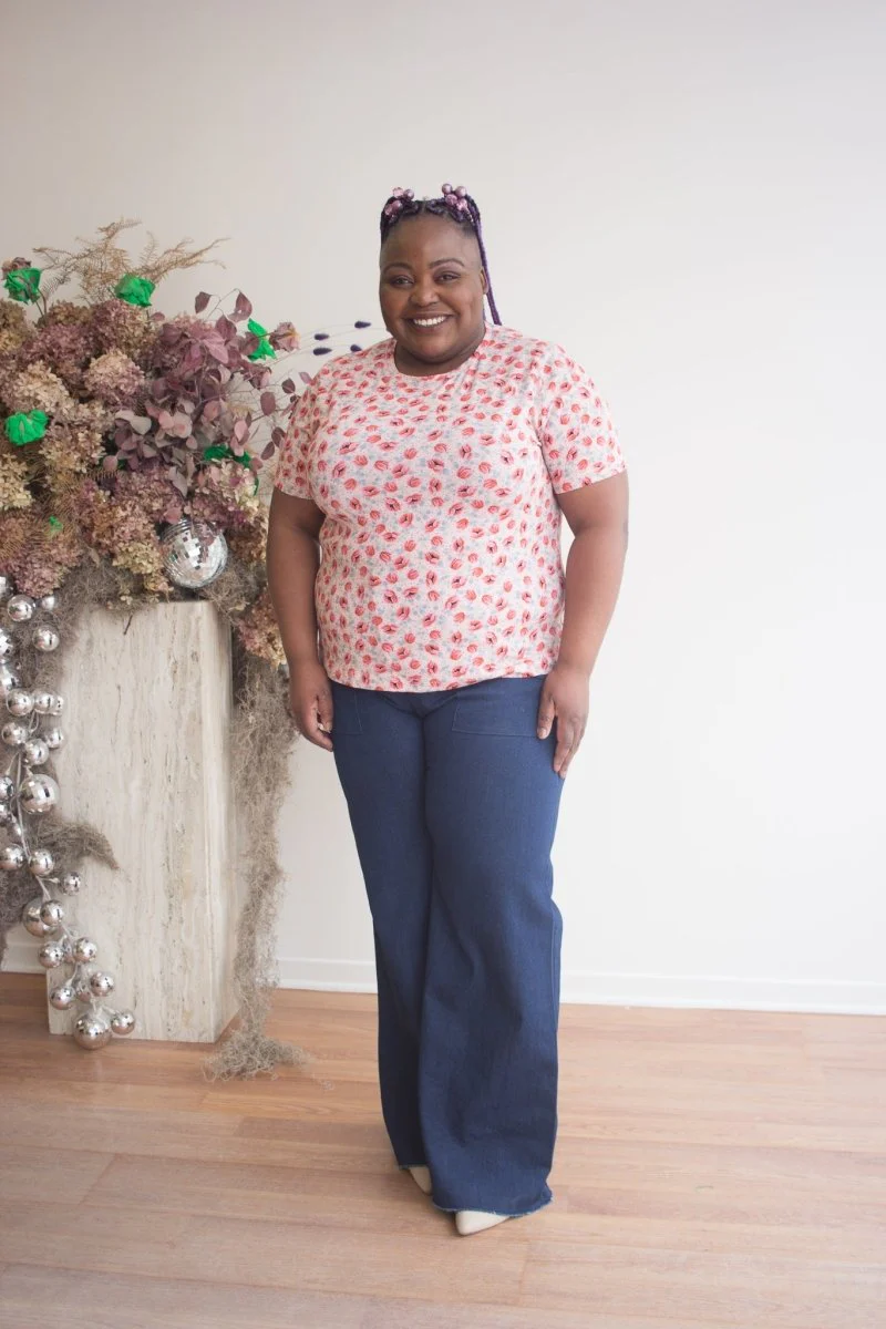 Birds of North America Dipper Top (Rose Puff) (Online Exclusive) - Image 3