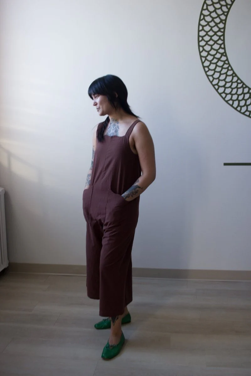 Birds of North America Dusky Greygone Jumpsuit - Cocoa (Online Exclusive) - Image 3