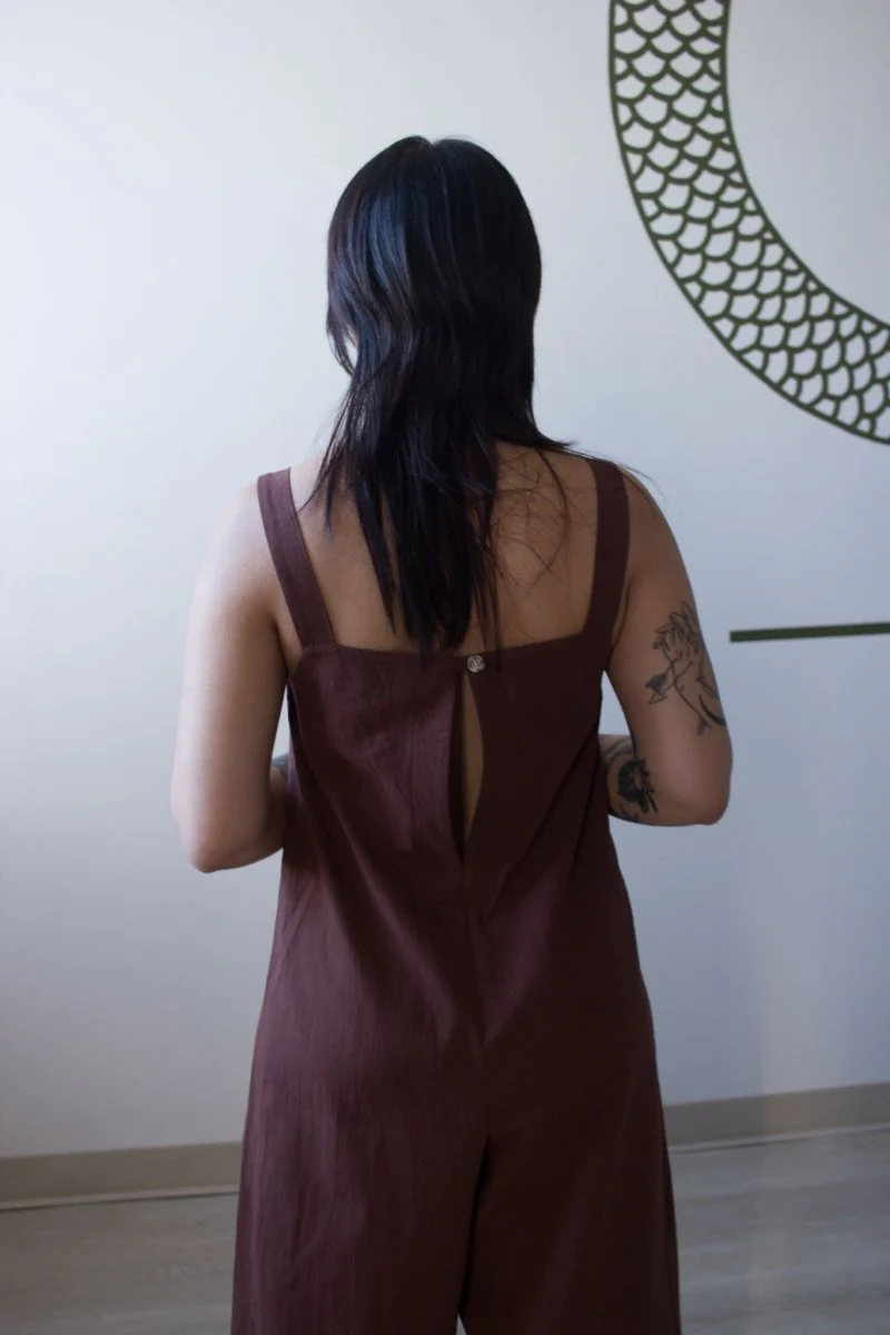 Birds of North America Dusky Greygone Jumpsuit - Cocoa (Online Exclusive) - Image 5