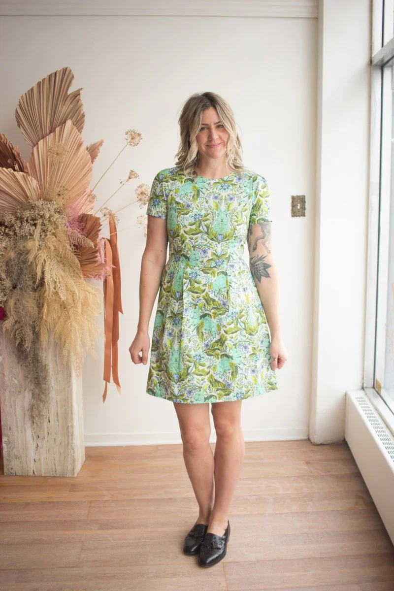Birds of North America Engoulevent Dress (Bunny Rush)