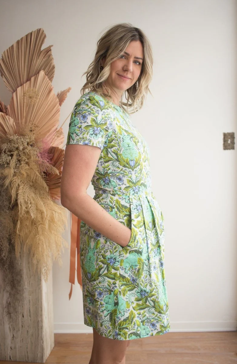 Birds of North America Engoulevent Dress (Bunny Rush) - Image 2
