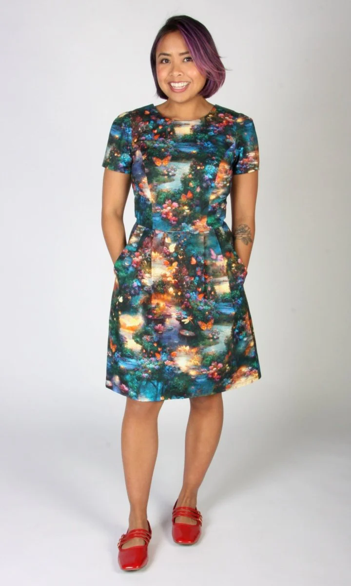 Birds of North America Engoulevent Dress (Damselfly) - Image 5