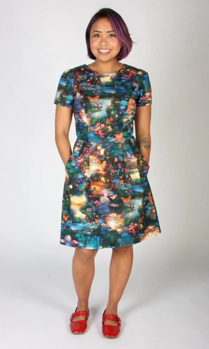 Birds of North America Engoulevent Dress (Damselfly) - Image 6