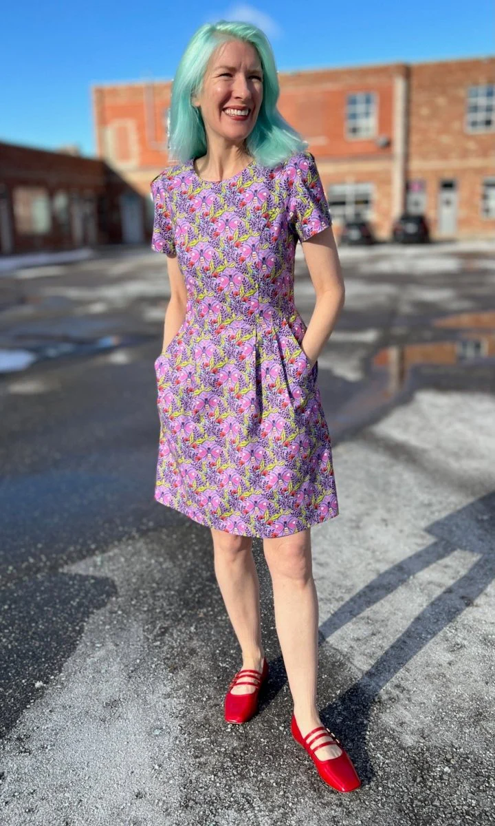 Birds of North America Engoulevent Dress (Love Bugs) - Image 12